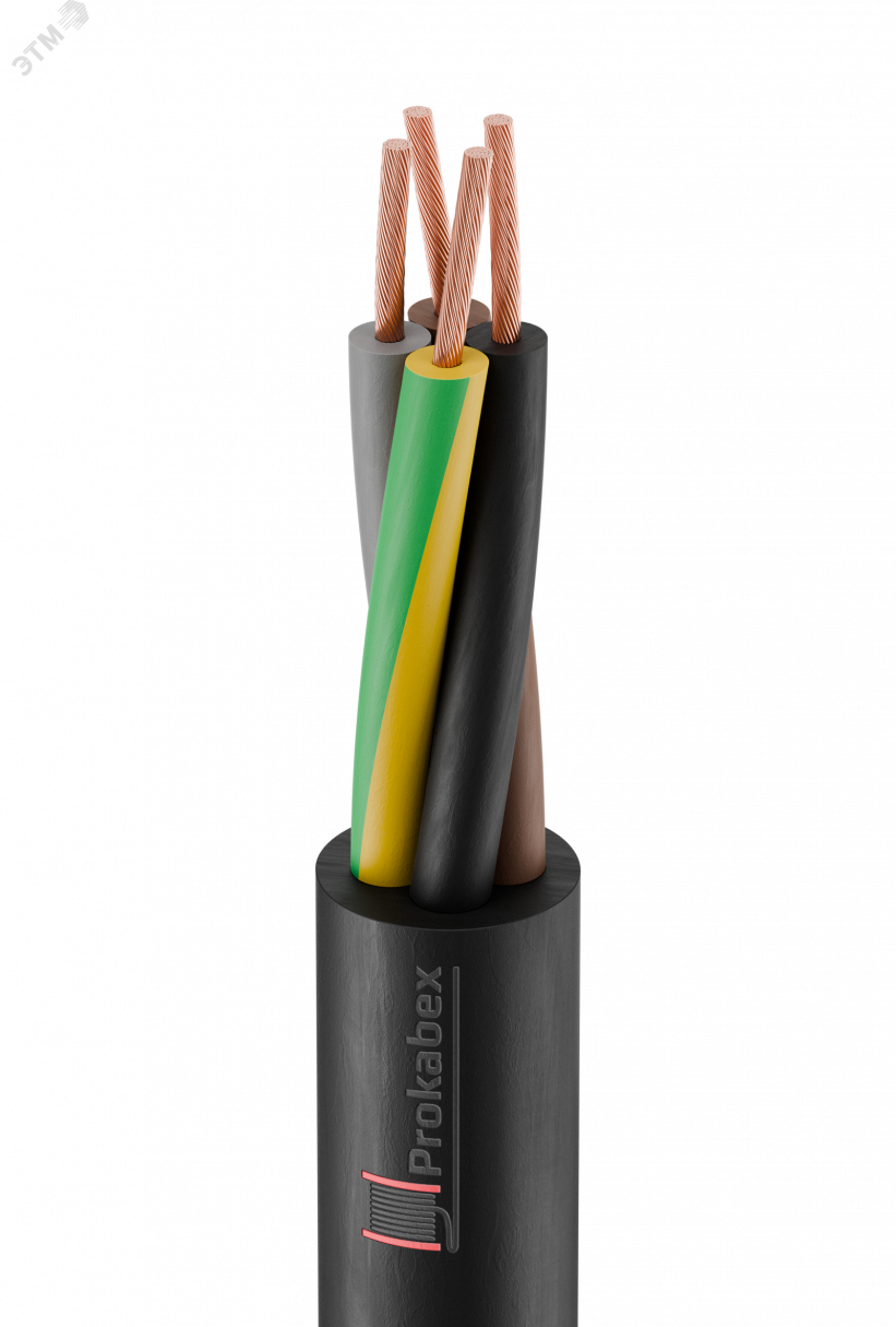 Кабель силовой КГТП-ХЛ 3х4+1х2,5(PE) 220/380 -2ТРТС