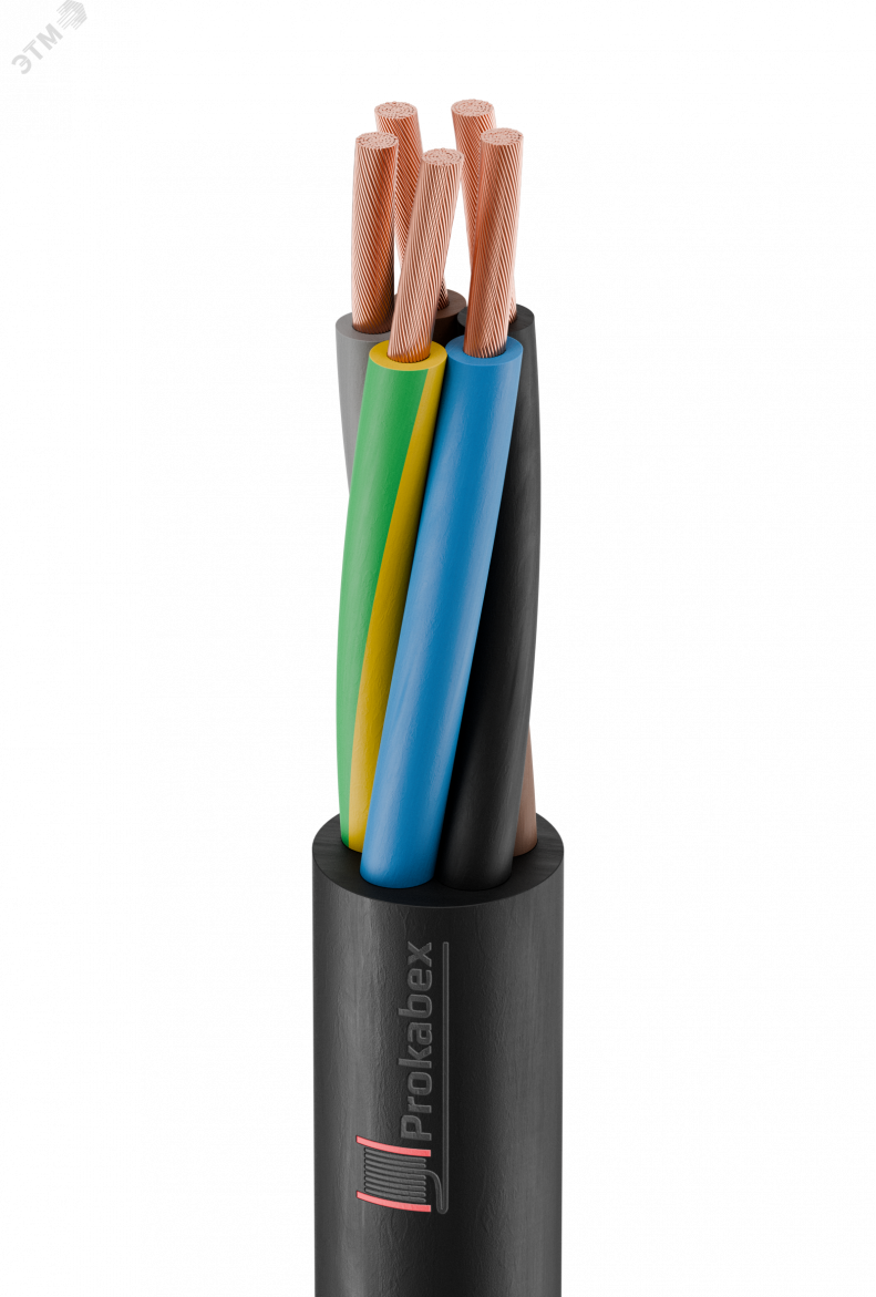 Кабель силовой КГТП-ХЛ 5х16(N,PE) 380/660 -2ТРТС
