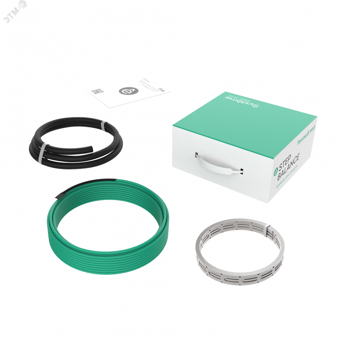 Теплый пол (секция кабельная) STEP BALANCE SBC018009, 18 Вт/м, 162 Вт, 9 м