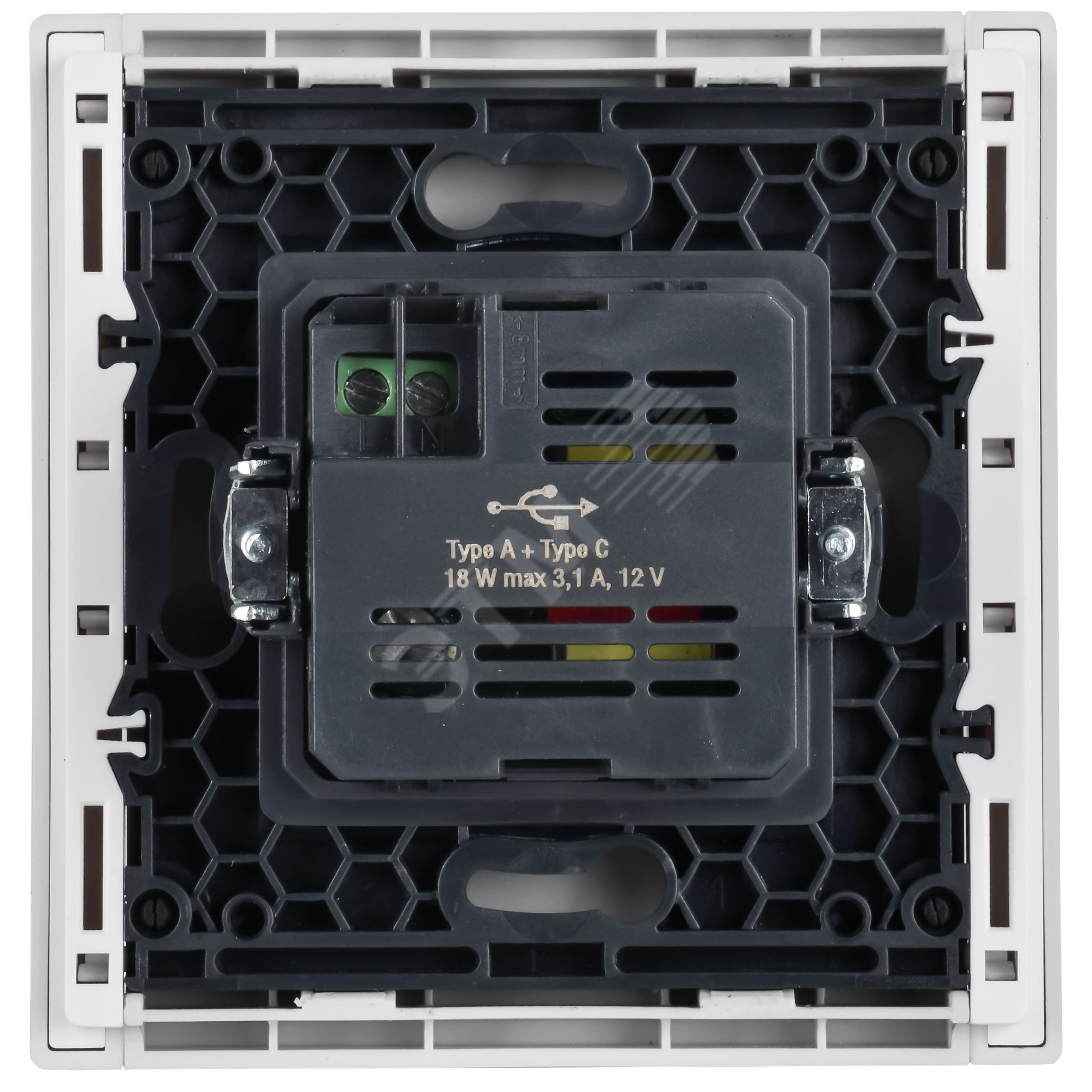 Купить FORTE&PIANO Розетка USB A+C 18Вт FP251 белый IEK в Казани FORTE&PIANO Розетка USB A+C 18Вт FP251 белый IEK