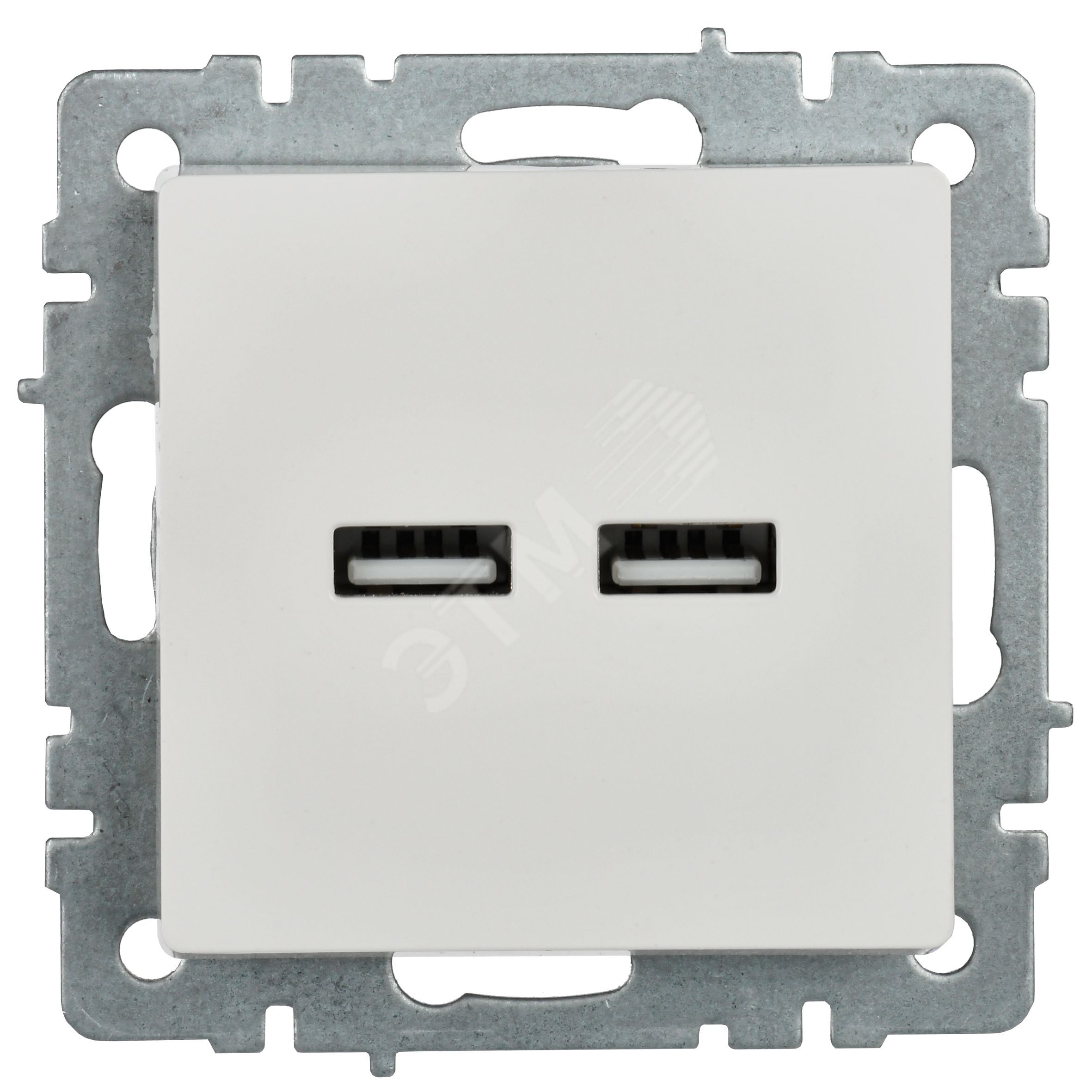 Купить BRITE Розетка USB A+A 5В 3,1А РЮ10-1-БрБ белый в Казани BRITE Розетка USB A+A 5В 3,1А РЮ10-1-БрБ белый