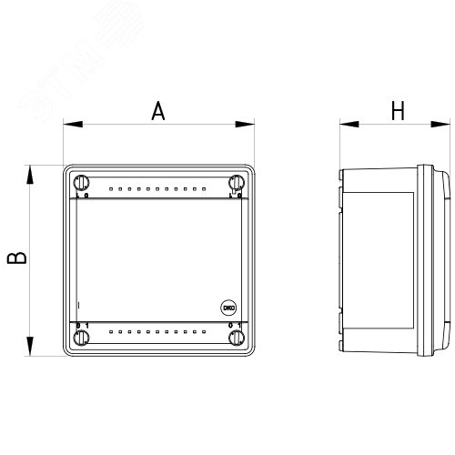 Купить Коробка пластиковая FS с гладкими стенками и клеммниками IP56 100х100х50мм 4р 450V 6A 4мм.кв в Казани Коробка пластиковая FS с гладкими стенками и клеммниками IP56 100х100х50мм 4р 450V 6A 4мм.кв