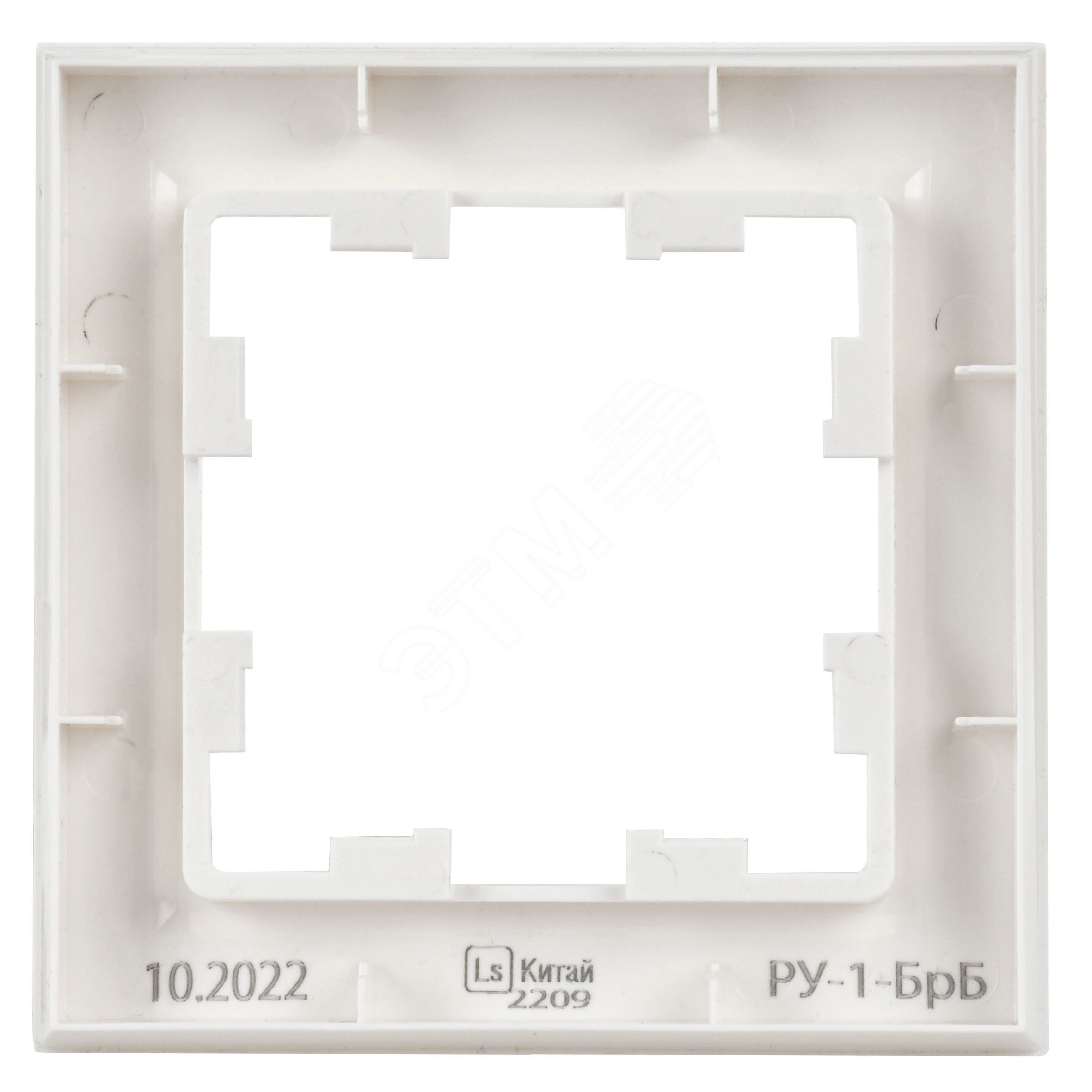 Купить BRITE Рамка 1 пост РУ-1-БрБ белый в Казани BRITE Рамка 1 пост РУ-1-БрБ белый