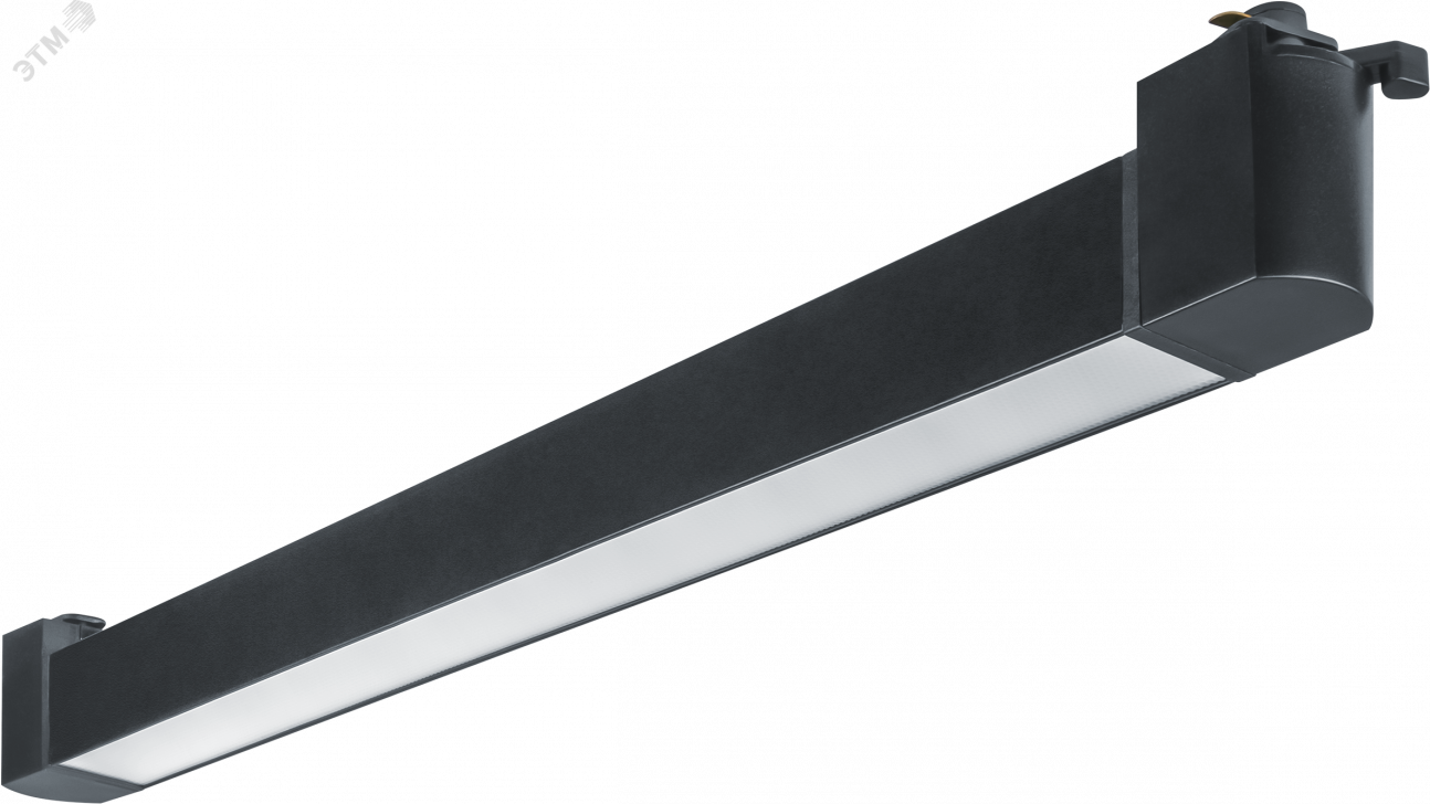 Светильник трековый светодиодный линейный на шинопровод NLT-L1-1L-20W-840-BL-LED однофазный черный 20 Вт 4000К