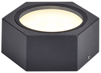 LIGHTING Светильник уличный 5204 потолочный под лампу GX53 IP65 черный IEK