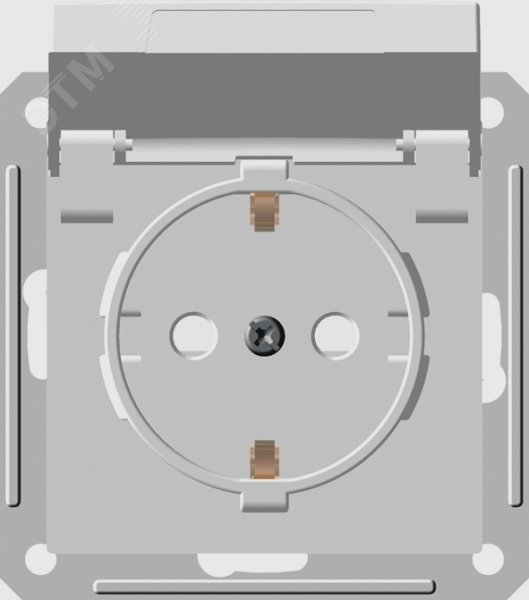 Купить W59 Розетка скрытая с заземлением с крышкой IP44 белая в Казани W59 Розетка скрытая с заземлением с крышкой IP44 белая