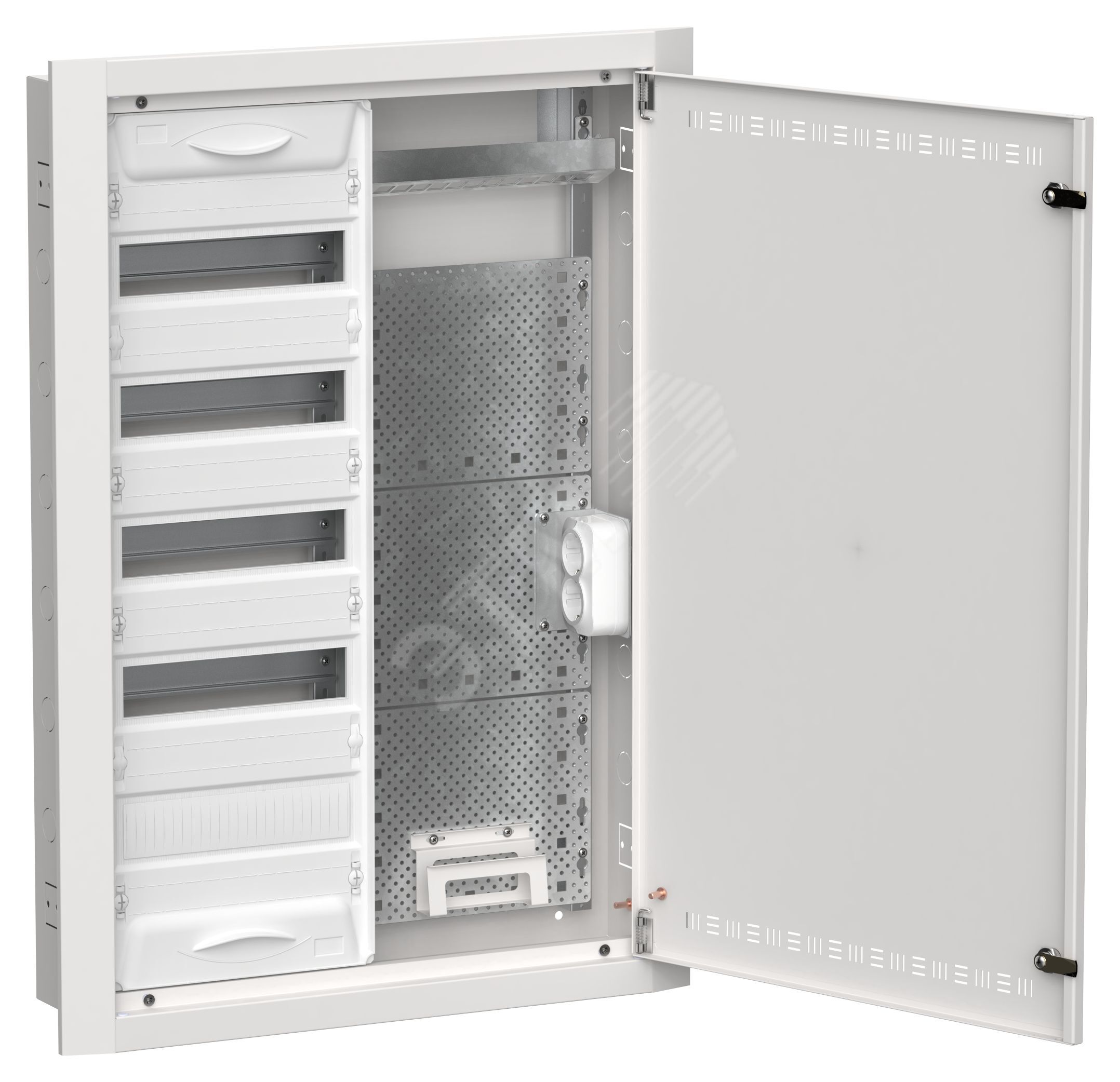 TITAN 5 Корпус комбинированный ЩРв-60 (2х60) белый IEK