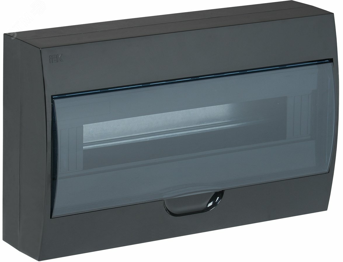 Купить Щит распределительный навесной ЩРн-П-18 пластиковый черный IP41 LIGHT IEK в Казани Щит распределительный навесной ЩРн-П-18 пластиковый черный IP41 LIGHT IEK