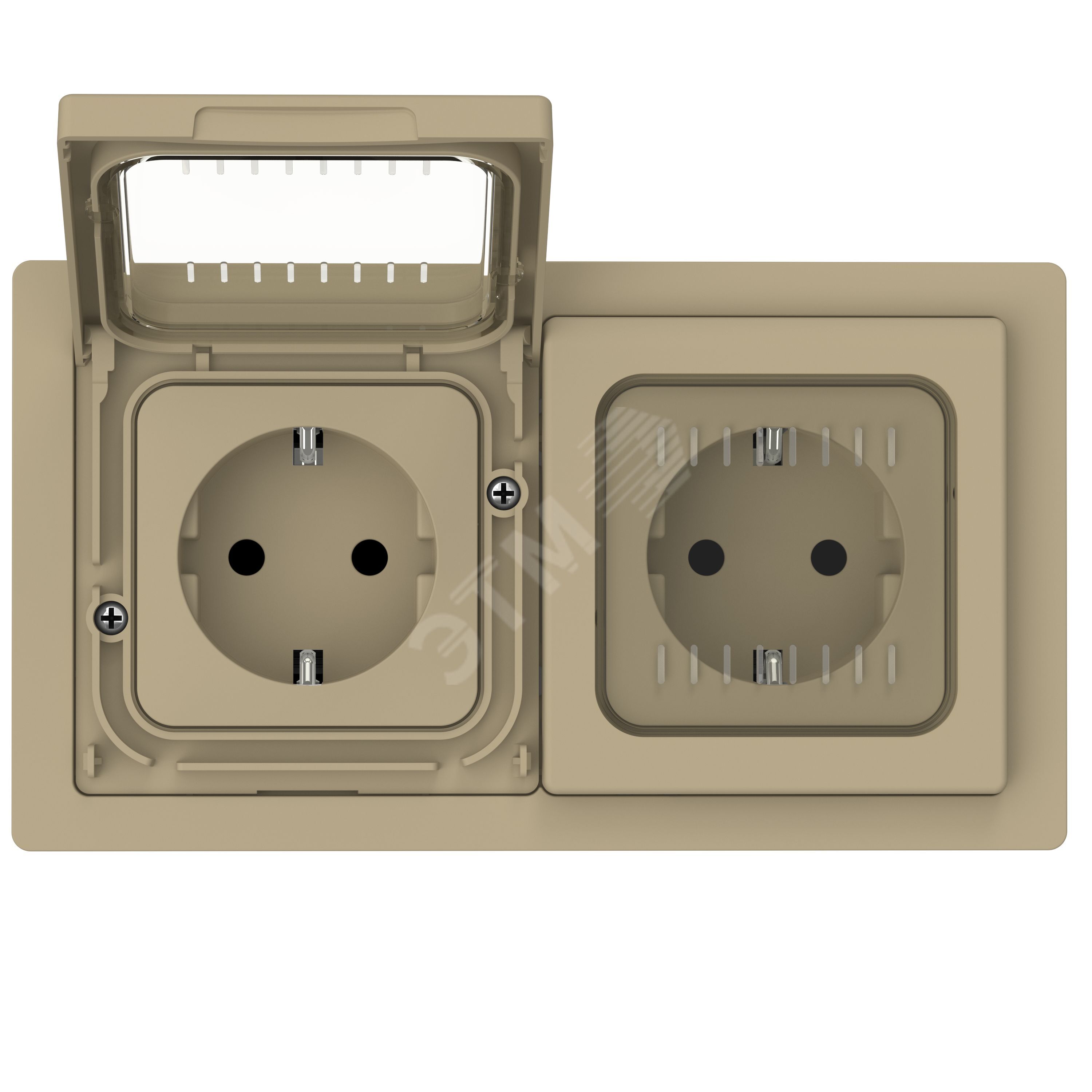 Купить FLITE Рамка 2-местная IP55 Рпро-2-55-ФлХ хаки IEK в Казани FLITE Рамка 2-местная IP55 Рпро-2-55-ФлХ хаки IEK