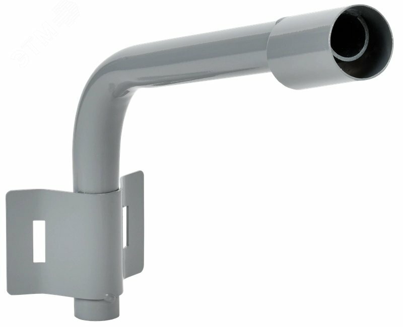 LIGHTING Кронштейн КР-1 D=48мм L=350мм под монтажную ленту 1 хомут серый IEK