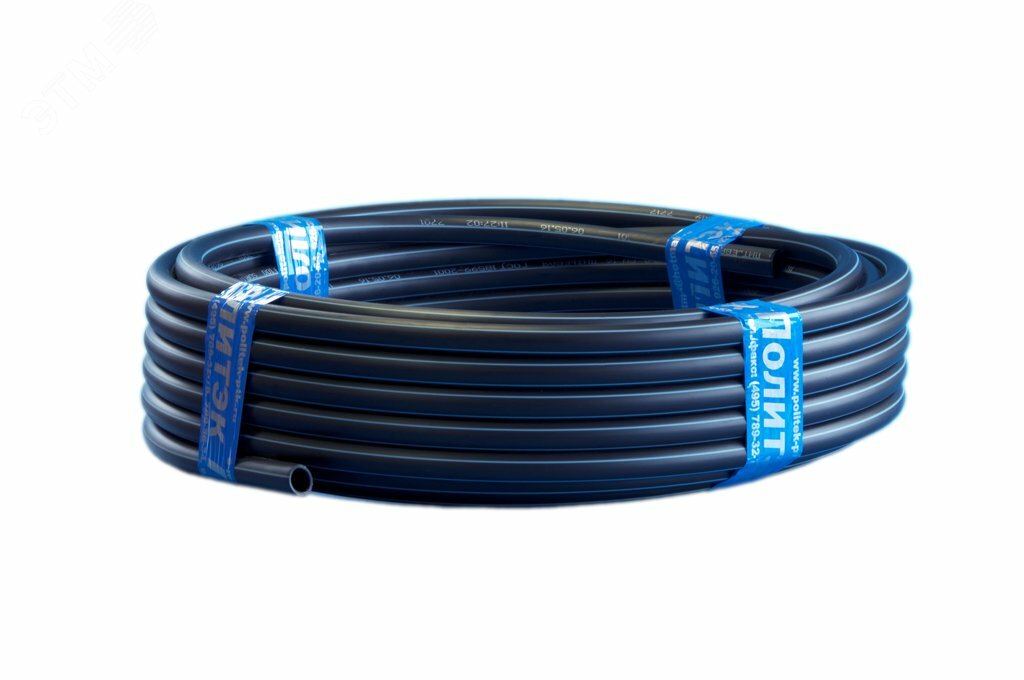 Труба ПНД для водоснабжения ПЭ 100 63х4.7 SDR13.6 PN12.5 18599 -2001 (бухта 100м)