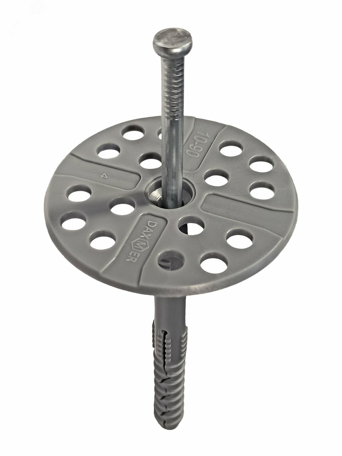 Дюбель д/изоляции Daxmer IZM 10х220 (300 шт) с металлическим гвоздем