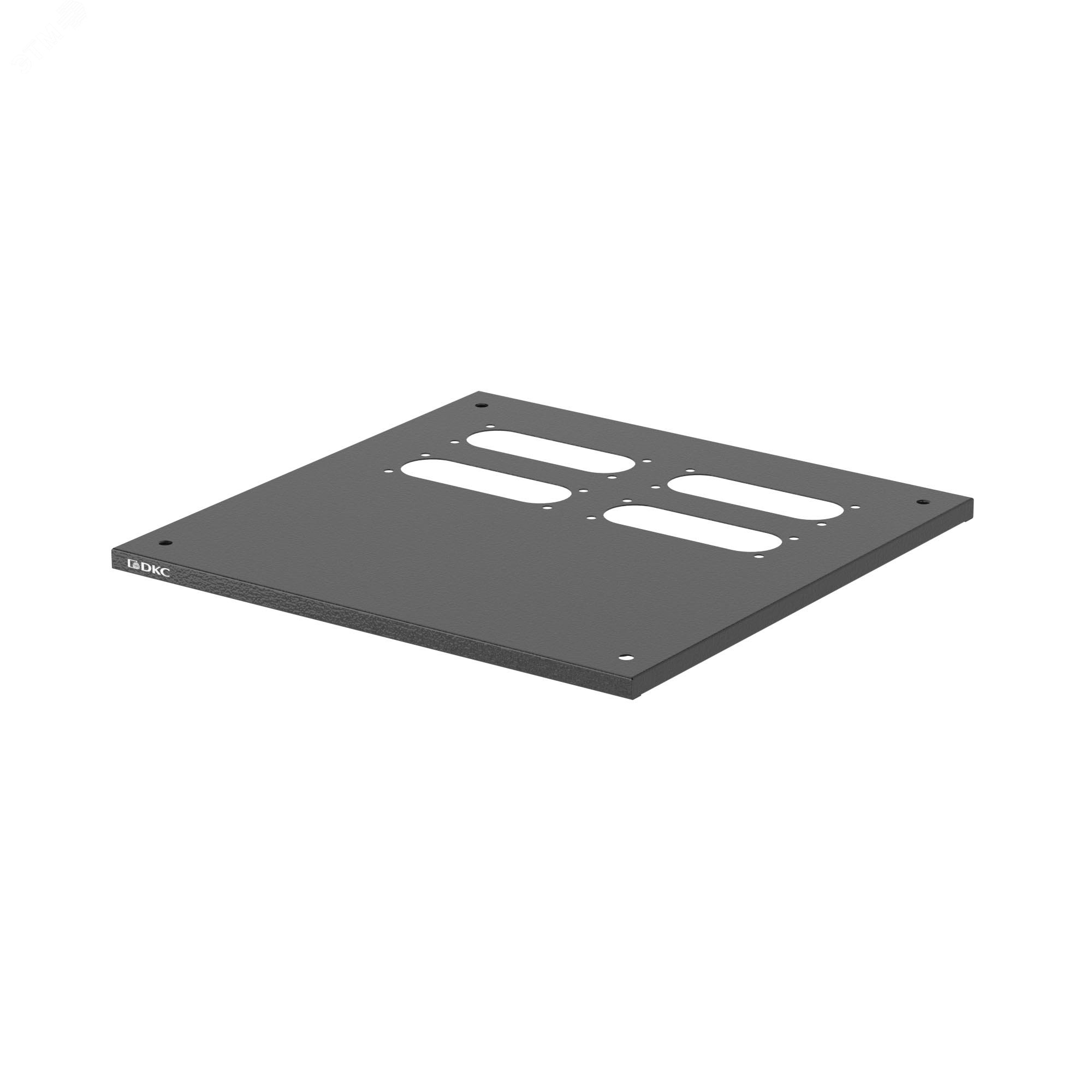 Верхняя панель под фланец FL21 черная RAL9005 800×400 мм