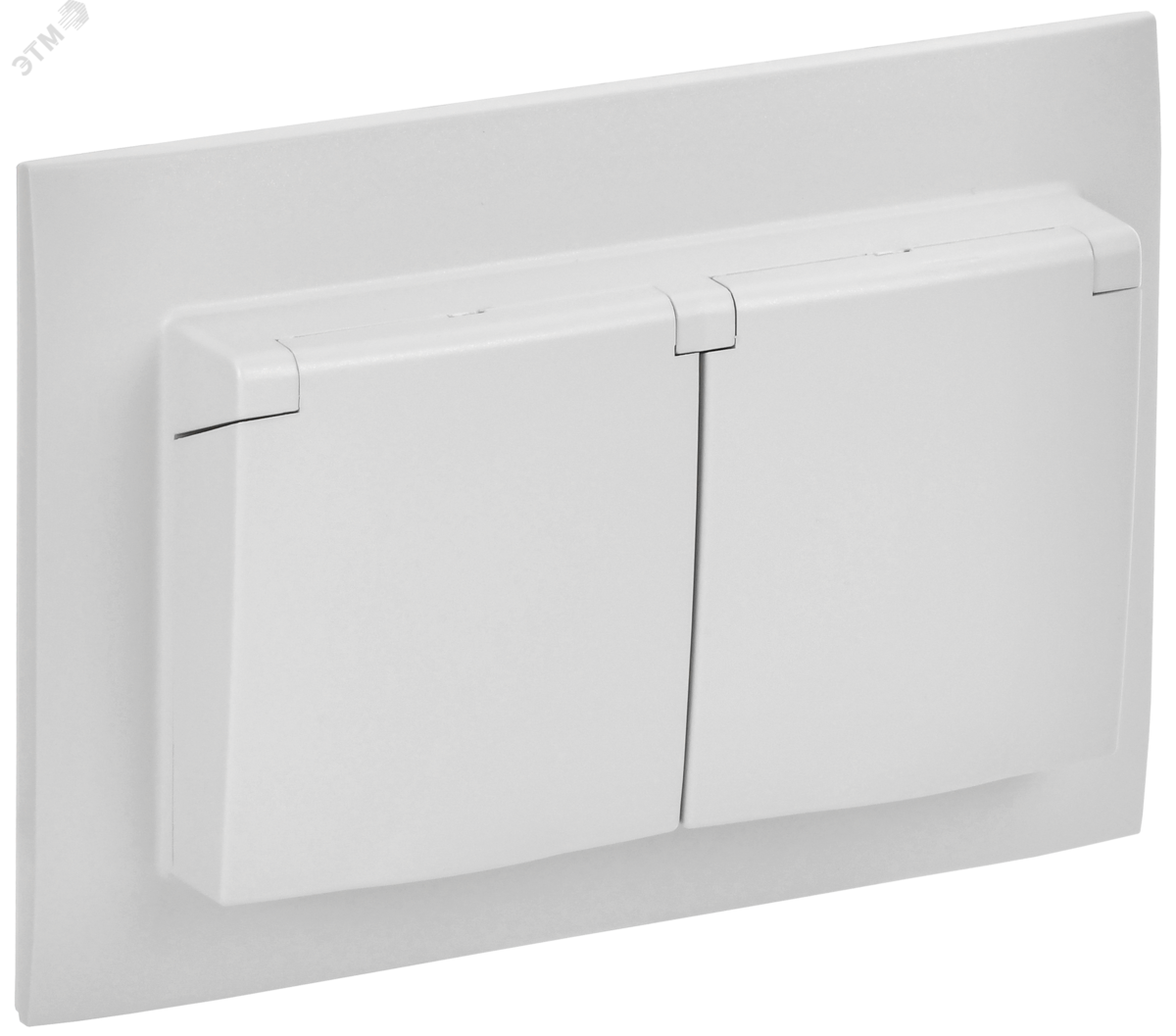 Купить SKANDY Розетка 2-местная и крышкой 16А в сборе IP44 SK-R12W арктический белый IEK в Казани SKANDY Розетка 2-местная и крышкой 16А в сборе IP44 SK-R12W арктический белый IEK