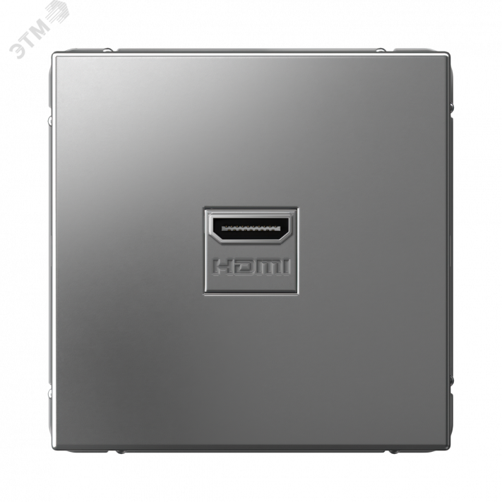 ARTGALLERY РОЗЕТКА HDMI, механизм, СТАЛЬ