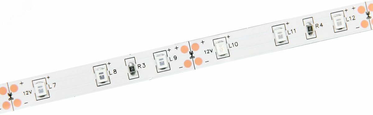 Лента светодиодная LEDх60/м 5м 4.8w/m 12в синий