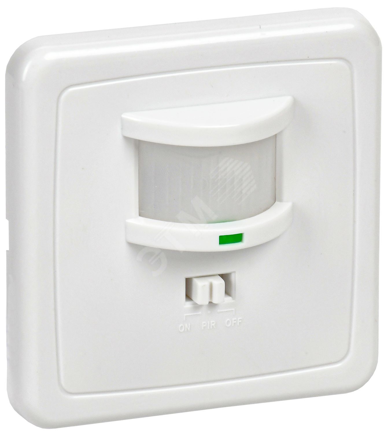 Датчик движения ИК встраиваемый 500w 140 гр. 12м IP20 белый