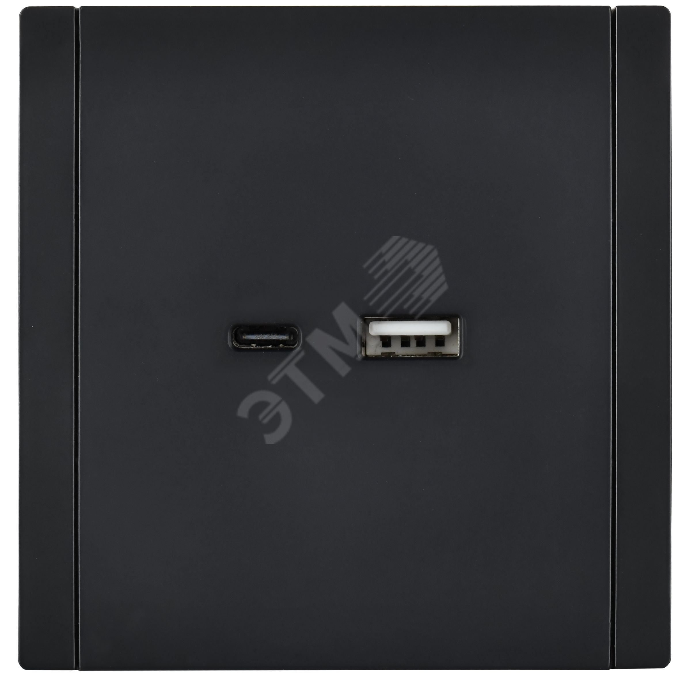 Купить FORTE&PIANO Розетка USB A+C 18Вт FP151 черный IEK в Казани FORTE&PIANO Розетка USB A+C 18Вт FP151 черный IEK