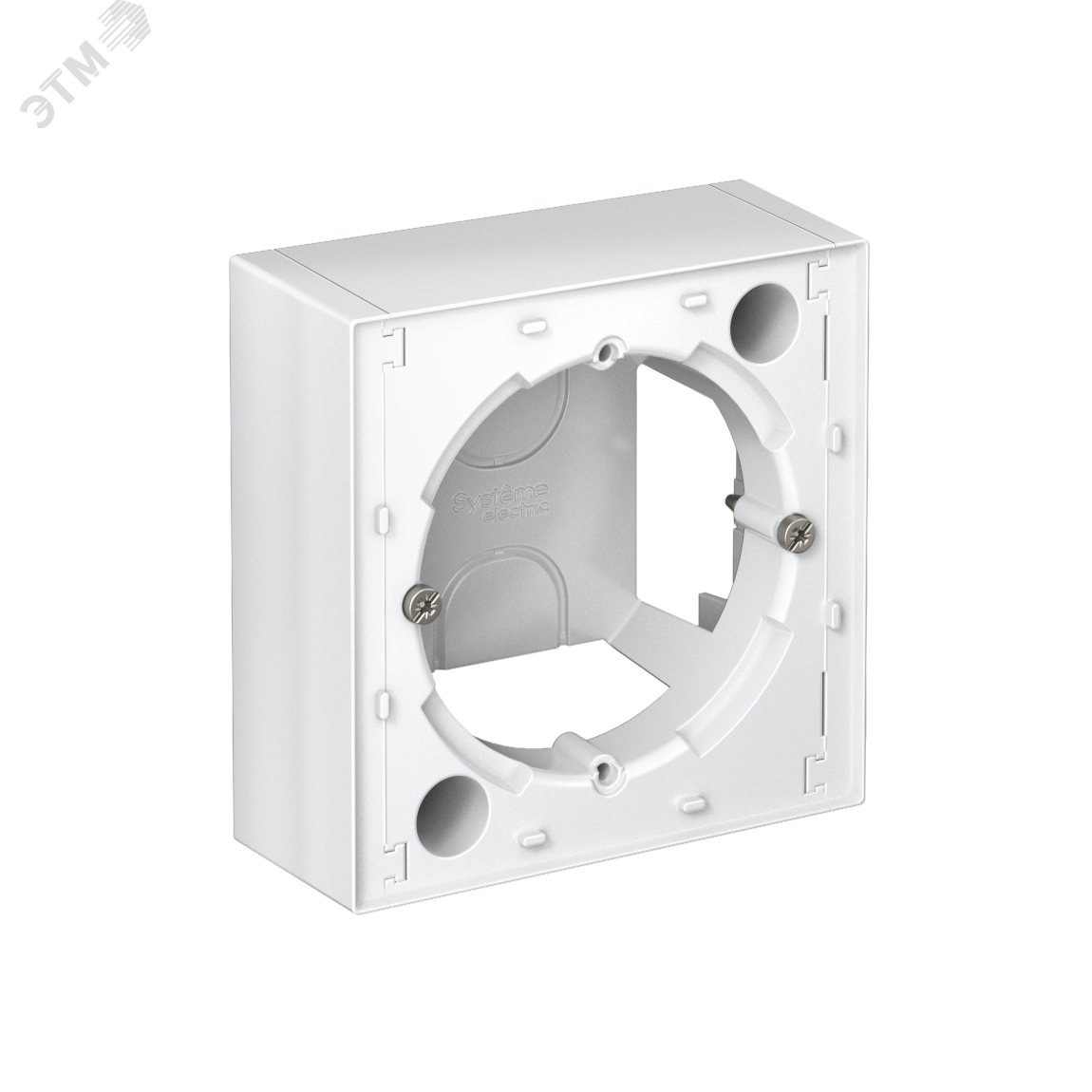 Коробка ATLASDESIGN для наружного монтажа белый
