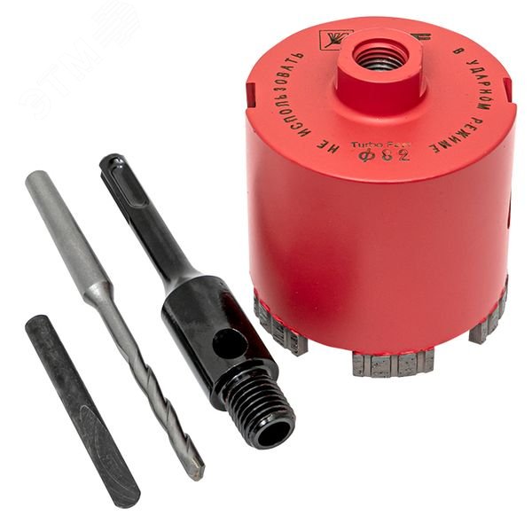 Купить Коронка алмазная Turbo Fast 82 DCH-82TRB Laser M16 Expert в Казани Коронка алмазная Turbo Fast 82 DCH-82TRB Laser M16 Expert