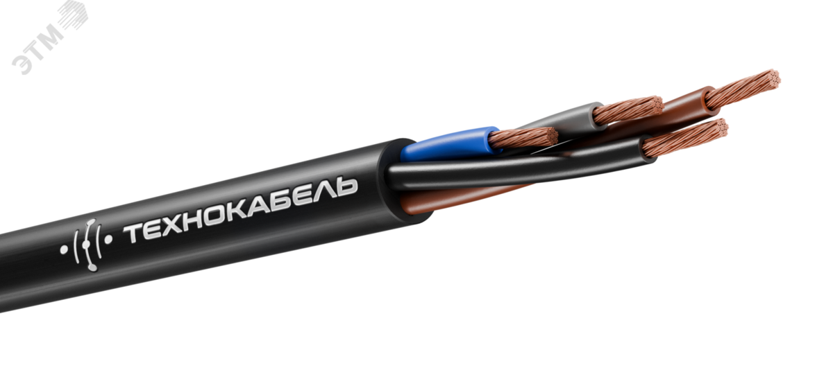 Кабель силовой КГТП-ХЛ 4х1,5(N) 220/380-3 ТРТС