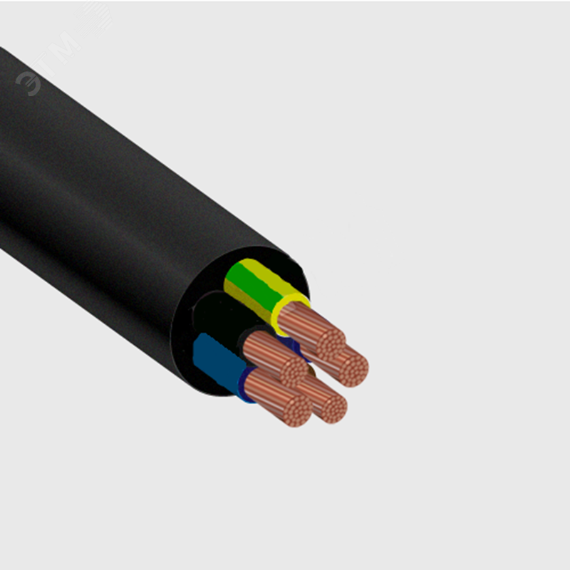 Кабель силовой КГ-ХЛ 3х4+2х4(PE.N)-220/380В-3 (100000872351030001)