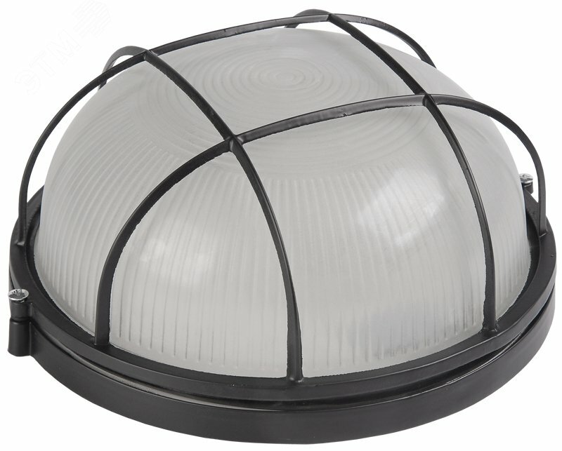 Светильник НПП-100w круглый термостойкий с решеткой IP54 (LNPP0-1102-1-100-K02)