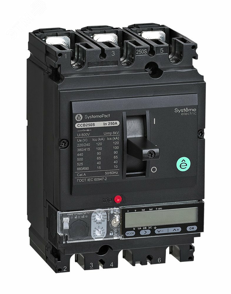 Купить АВТ.ВЫКЛ SPC250 50KA 3P3D S5.2E 250A в Казани АВТ.ВЫКЛ SPC250 50KA 3P3D S5.2E 250A