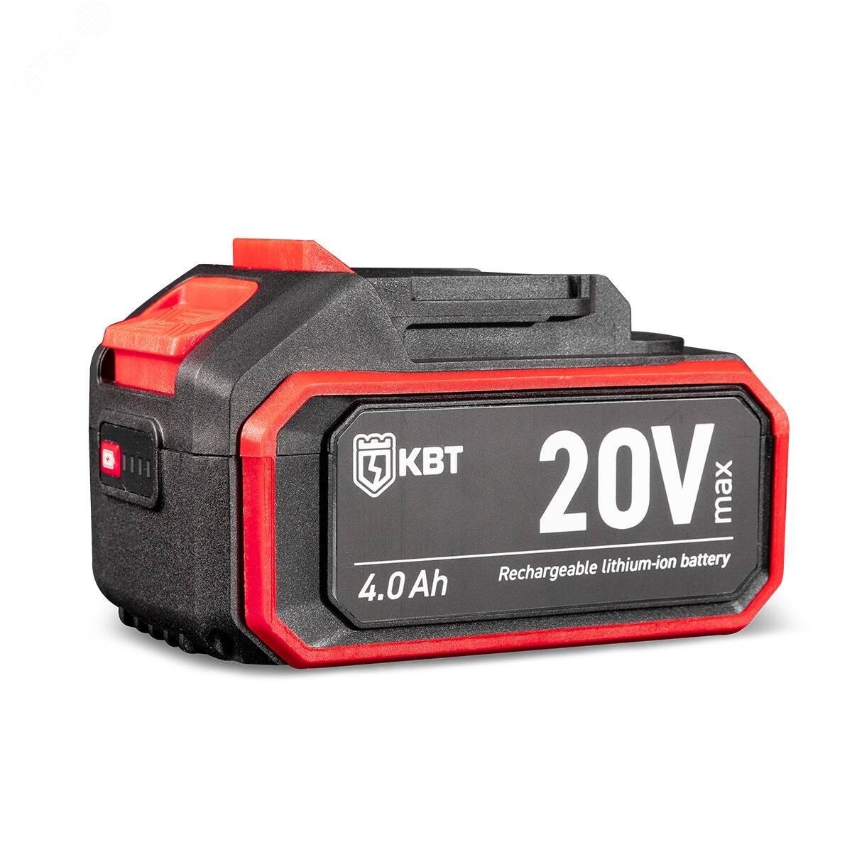 Аккумулятор 20В, 4.0Ач, Li-Ion B20-Li40A