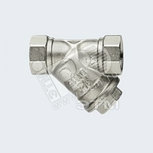 Фильтр латунный сетчатый 1 1/2′ никелированный 500 mic