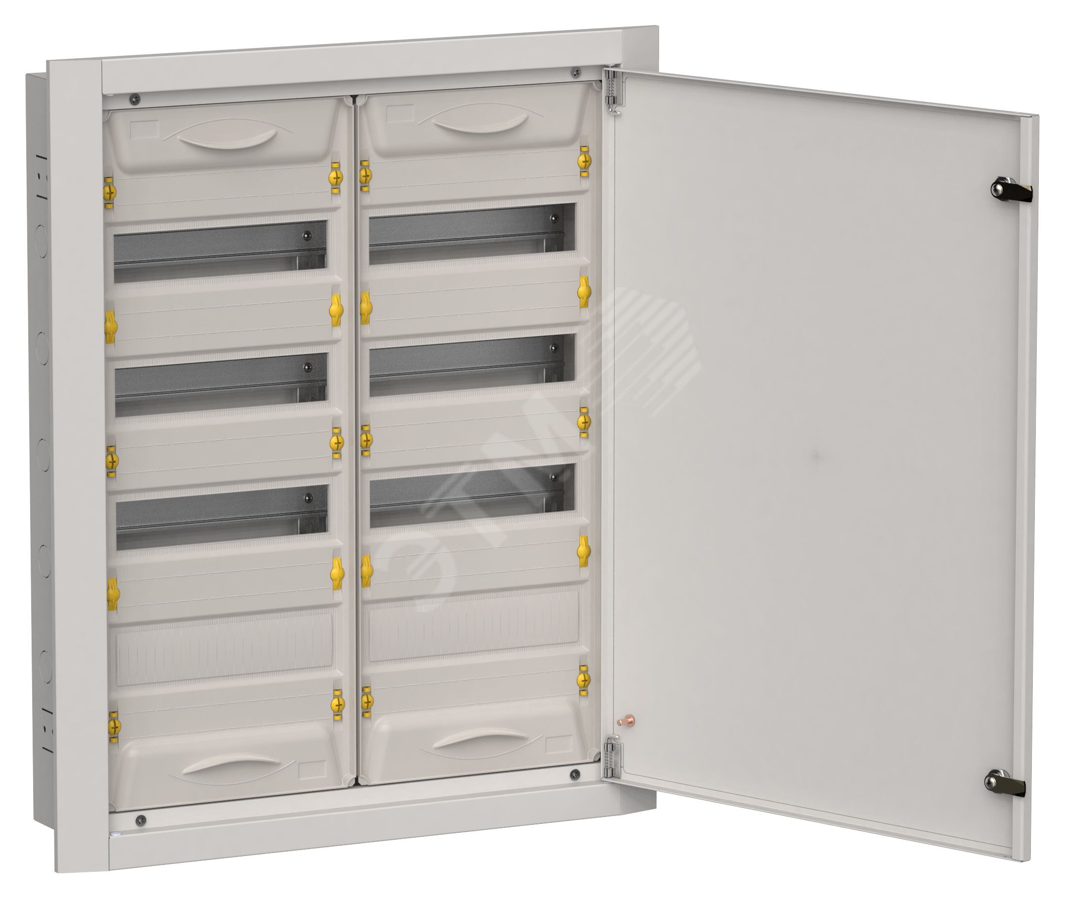 TITAN 5 Корпус металлический ЩРв-96 (2х48) 755х625х130мм IP31 серый (одна дверь)