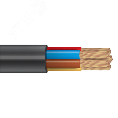 Кабель силовой КГТП-ХЛ 5х2,5(N,PE) 220/380-3 ТРТС