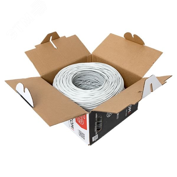Купить Витая пара TERACOM PRO 5E U/UTP 4 пары solid 24AWG PVC серый 305м в Казани Витая пара TERACOM PRO 5E U/UTP 4 пары solid 24AWG PVC серый 305м