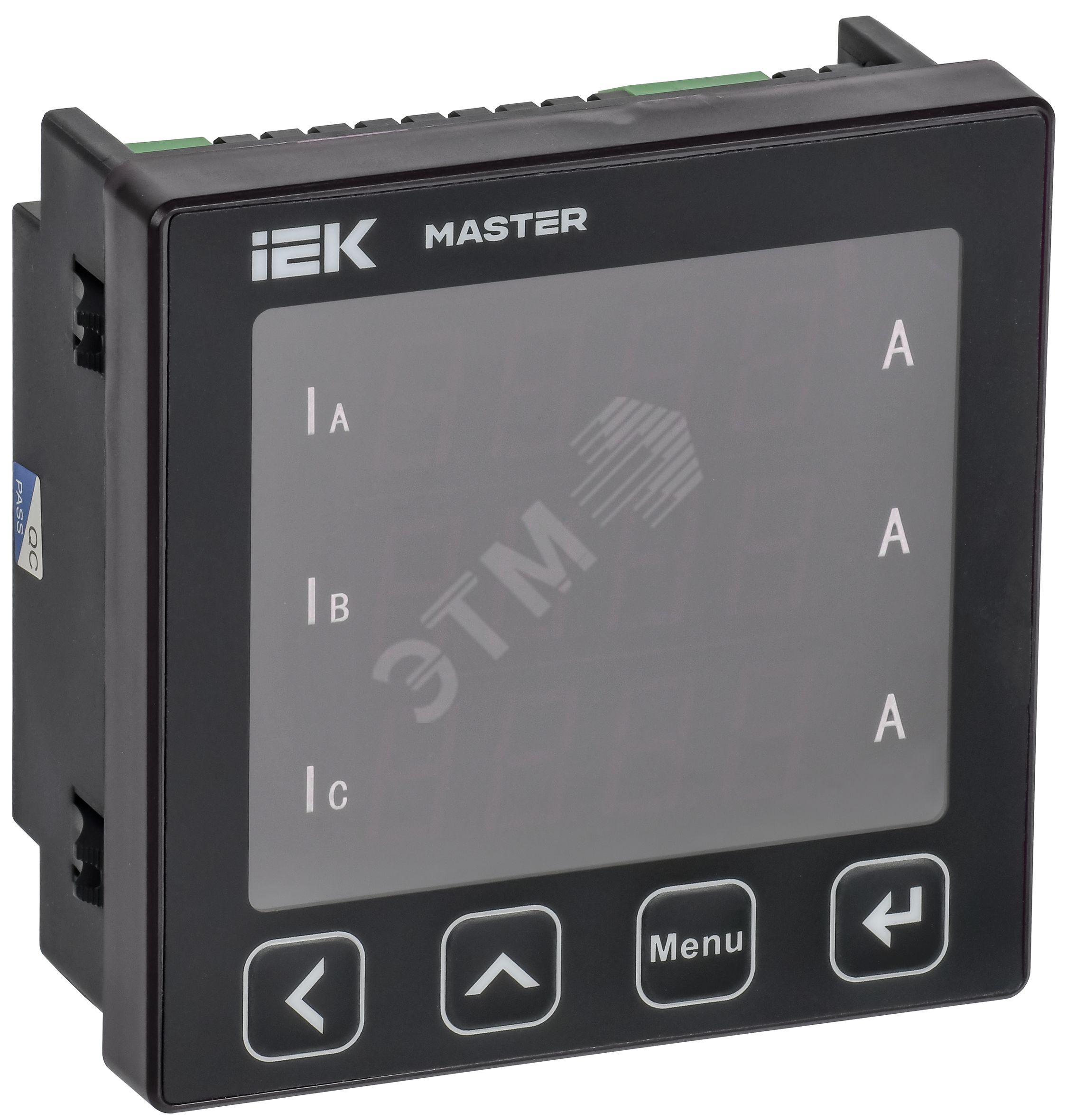 Амперметр цифровой щитовой трехфазный RS-485 96х96 LED MASTER