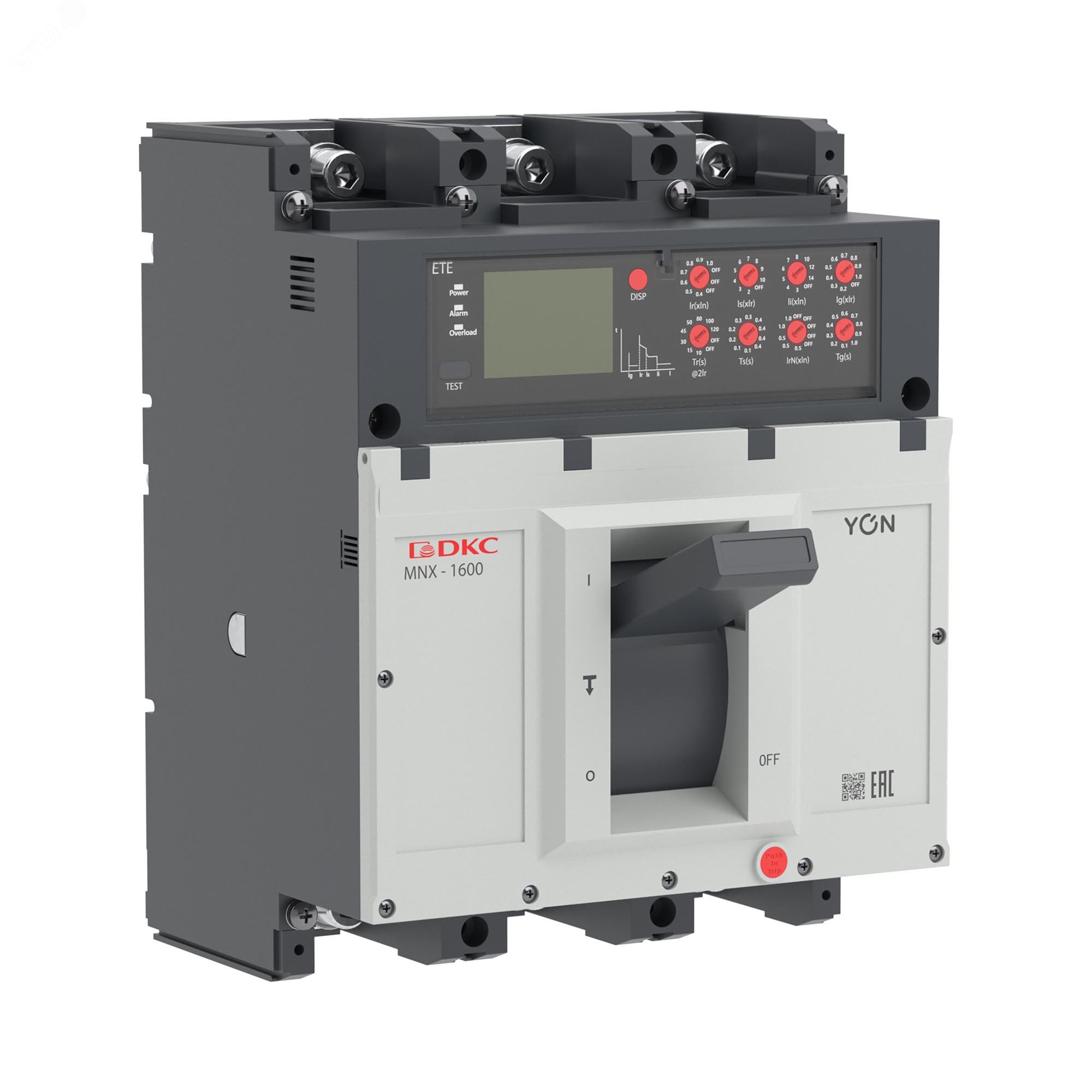 Купить Выключатель автоматический YON pro MNX1600H 3P 1600 A 100 kA при AC415V расцепитель ETA в Казани Выключатель автоматический YON pro MNX1600H 3P 1600 A 100 kA при AC415V расцепитель ETA