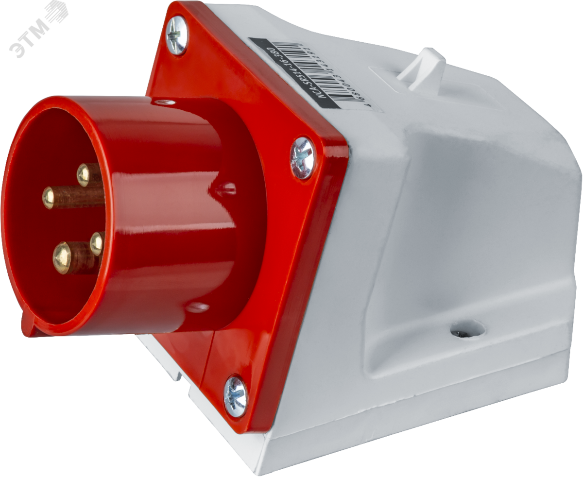 Вилка NCA-SR514-16-380 стационарная 16А 3P+PE IP44