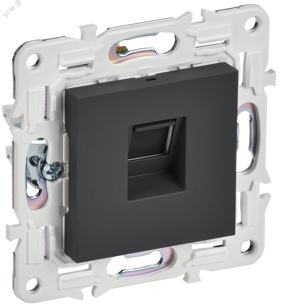 Купить SKANDY Розетка компьютерная RJ45 кат.6 SK-K02G графит IEK в Казани SKANDY Розетка компьютерная RJ45 кат.6 SK-K02G графит IEK