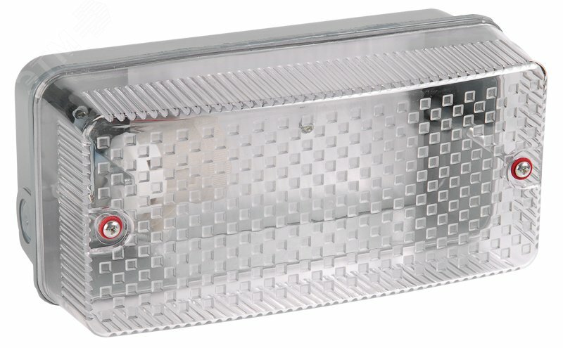 Светильник НПП-60w прямоугольный без решетки IP54
