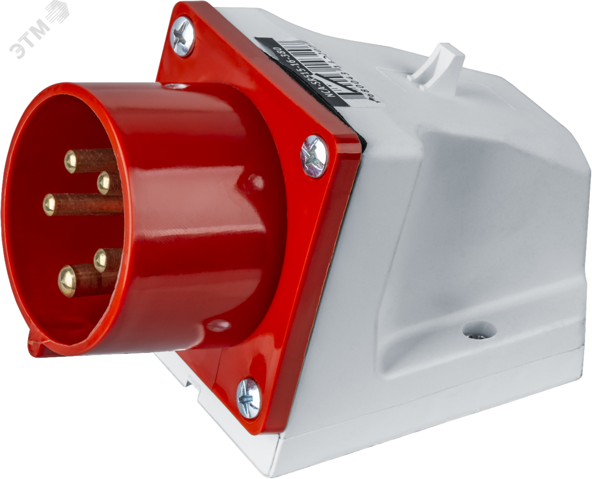 Вилка NCA-SR515-16-380 стационарная 16А 3P+N+PE IP44