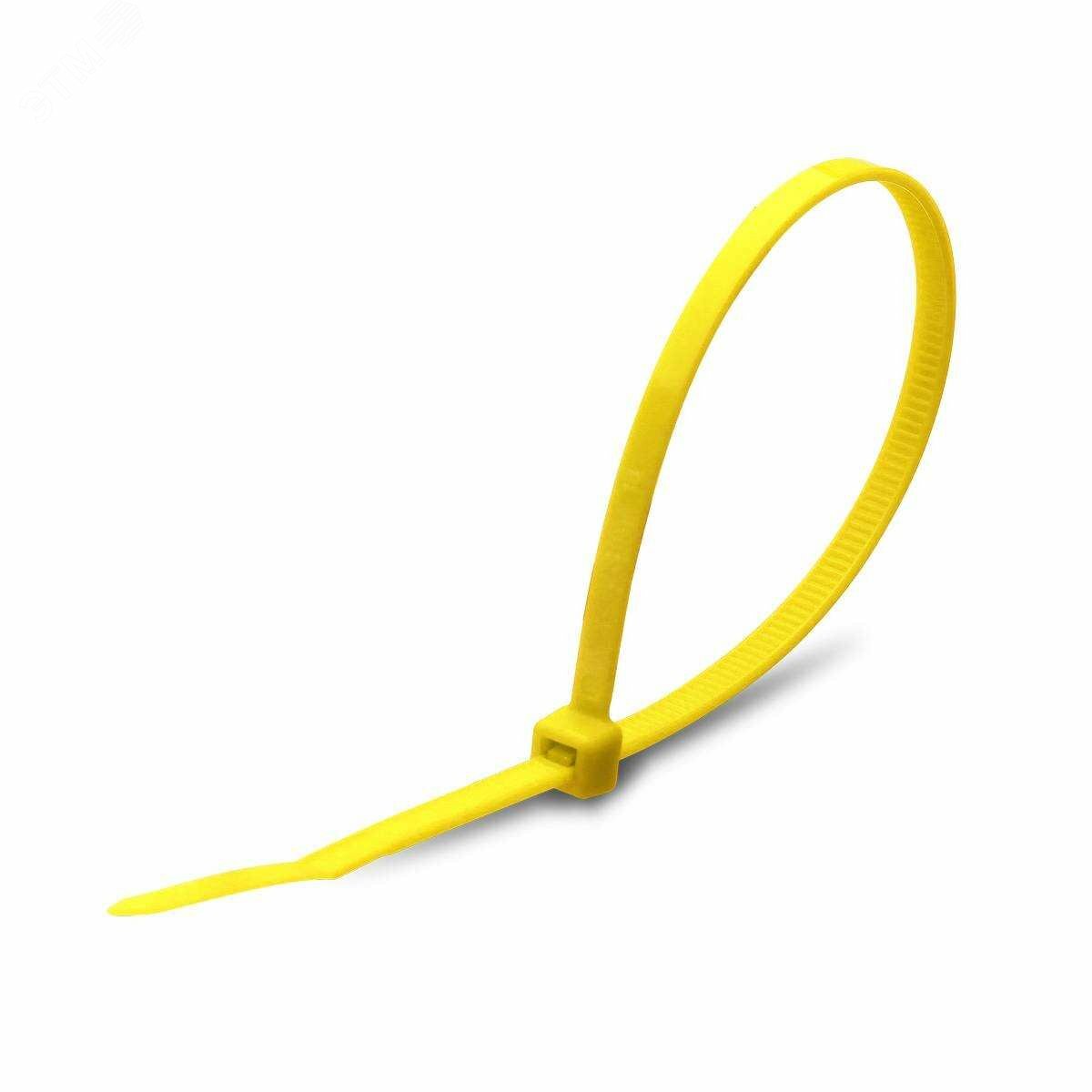 Купить Стяжки нейлоновые КСС 5х300 (ж) (100шт.) (Fortisflex) в Казани Стяжки нейлоновые КСС 5х300 (ж) (100шт.) (Fortisflex)