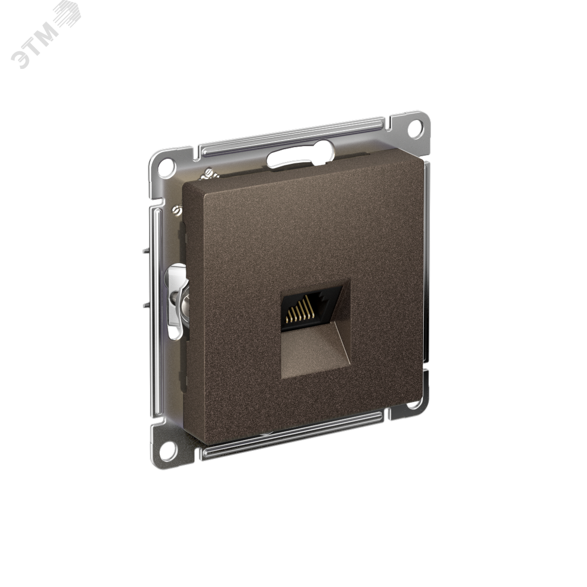 ATLASDESIGN РОЗЕТКА компьютерная RJ45, кат. 6A, механизм, МОККО