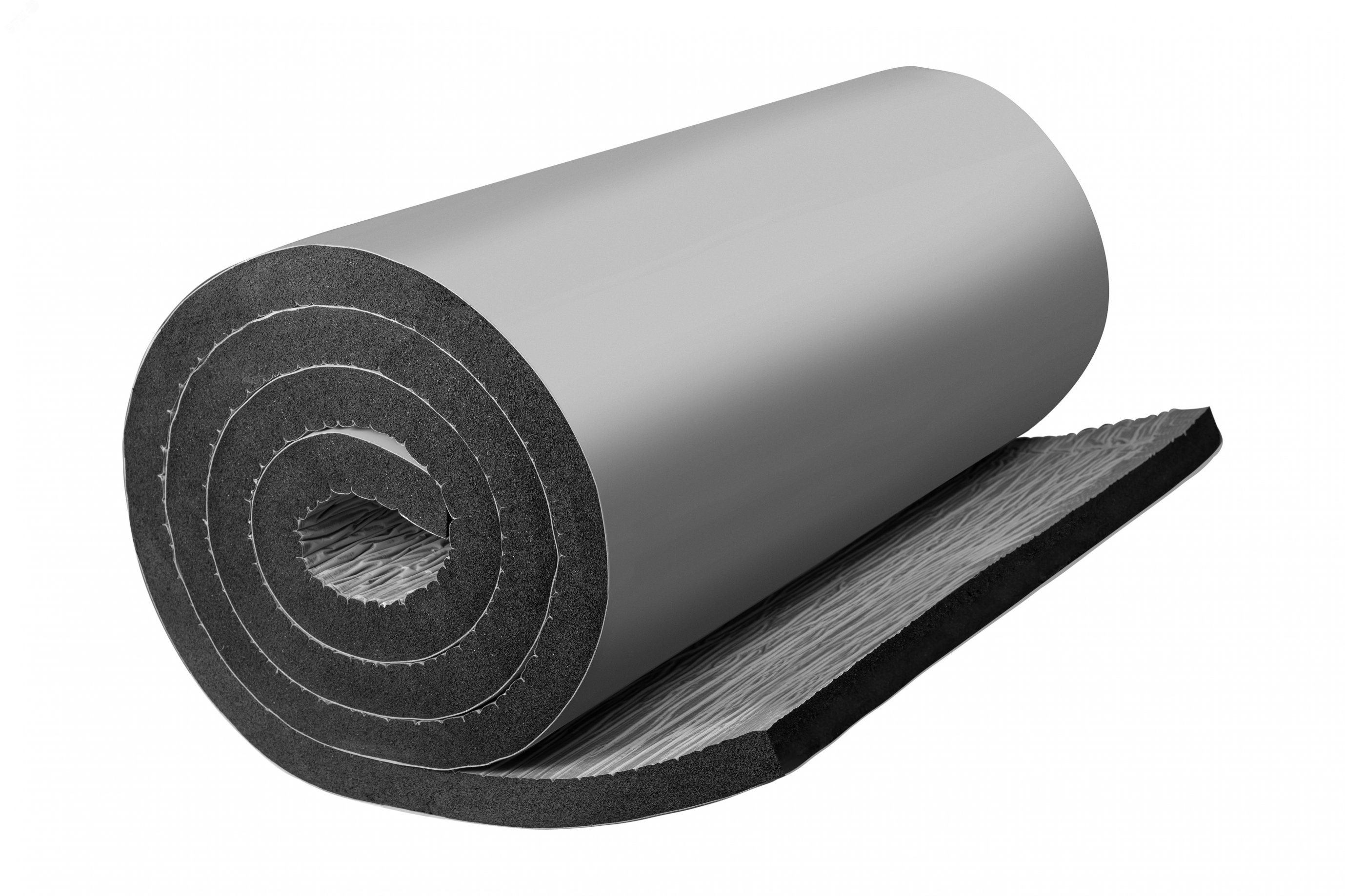 Рулон вспененный каучук K-FLEX 13×1000-14 ST AD IN CLAD grey