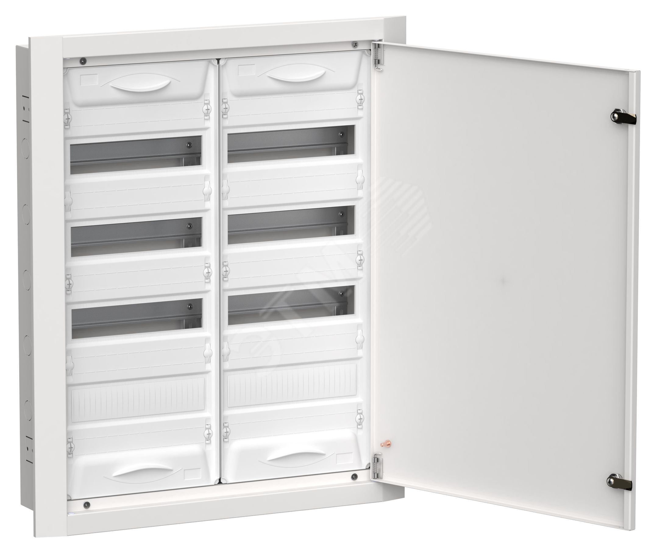 TITAN 5 Корпус металлический ЩРв-96 (2х48) 755х625х130мм IP31 белый (одна дверь)