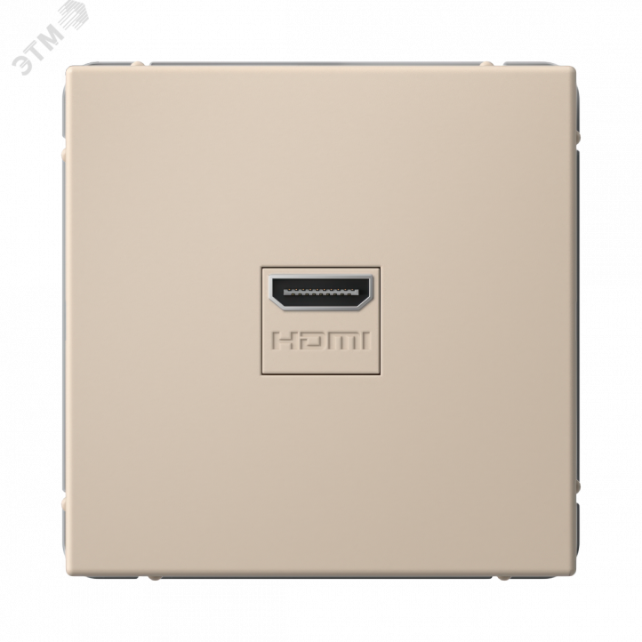 ARTGALLERY РОЗЕТКА HDMI, механизм, ПЕСОЧНЫЙ