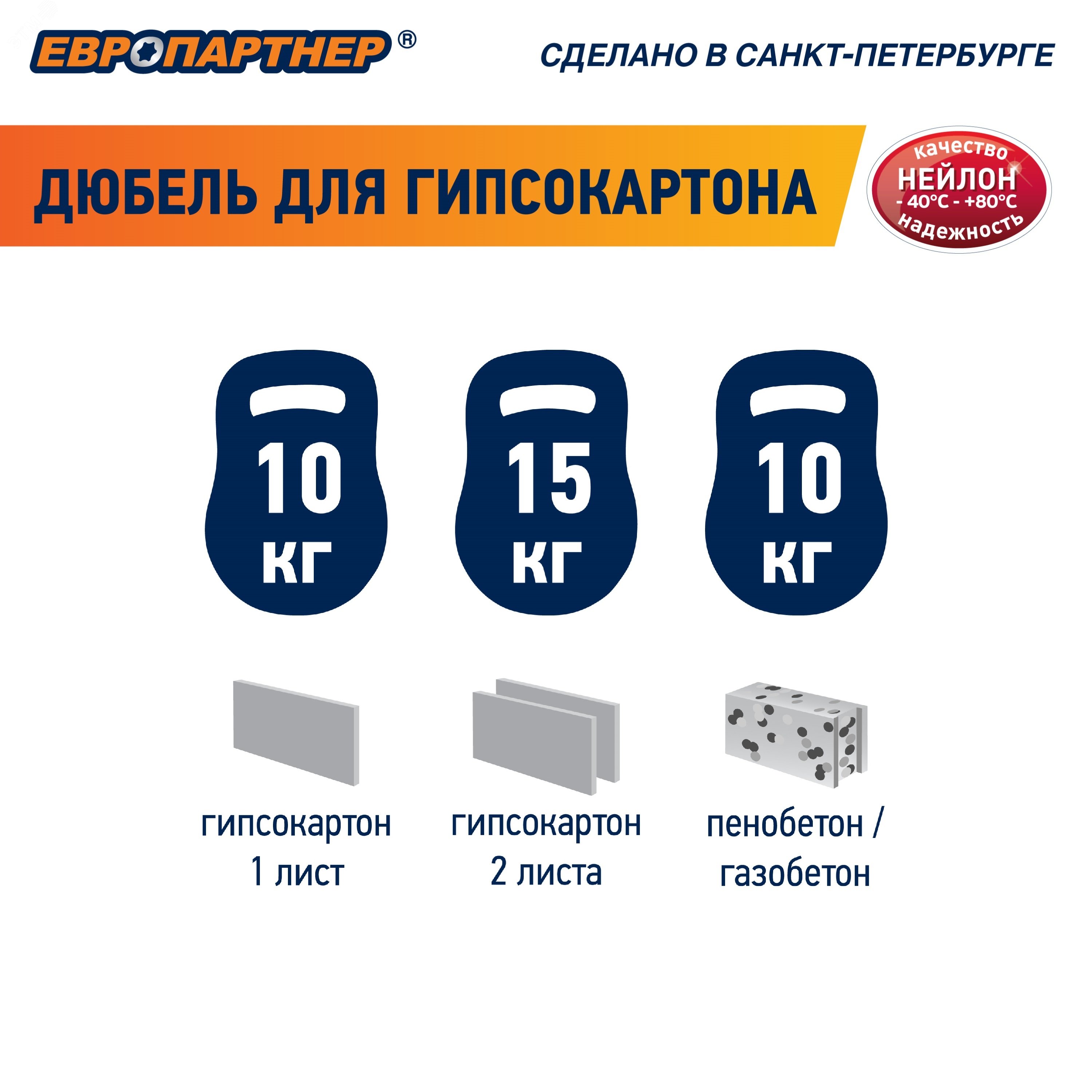 Купить Анкер для двойного гипсокартона усиленный PBAM 14х39 с шурупом (50шт) в Казани Анкер для двойного гипсокартона усиленный PBAM 14х39 с шурупом (50шт)
