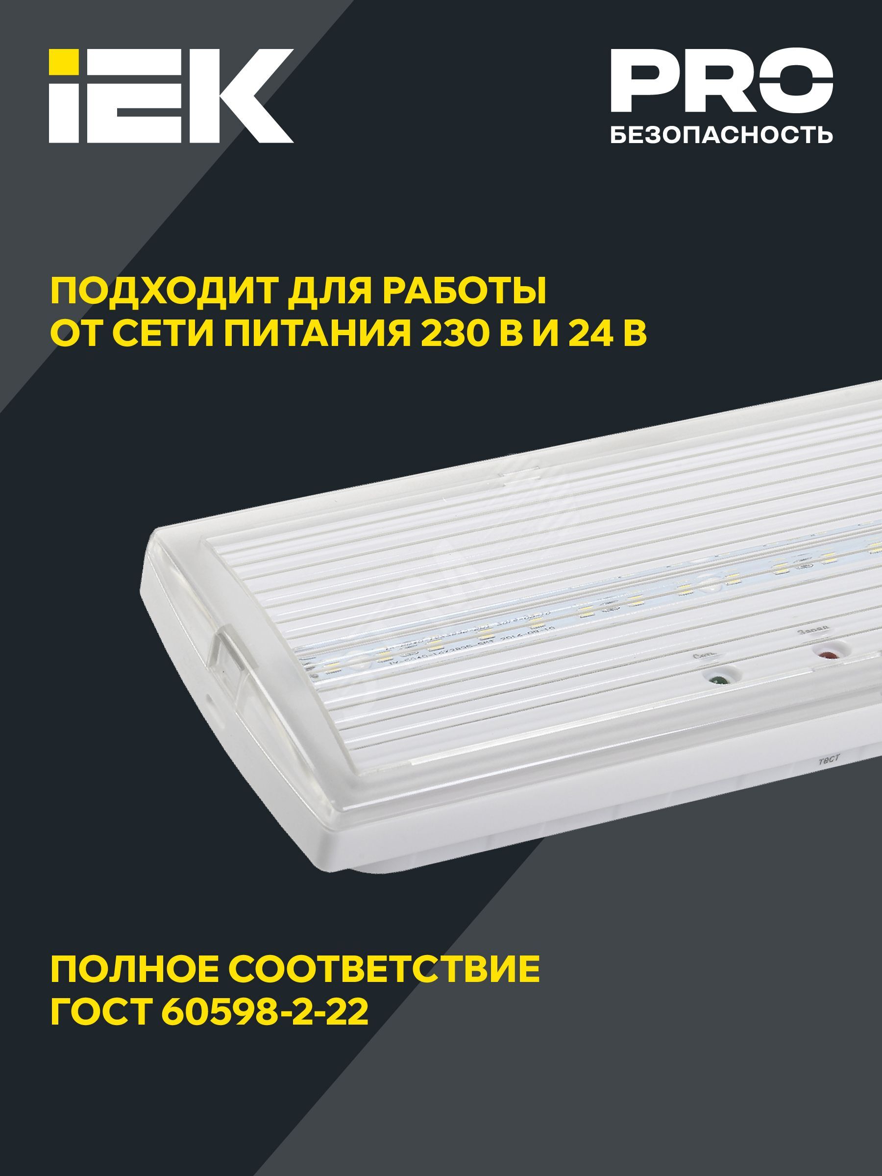 Купить Светильник аварийный светодиодный ДПА-5030 1ч постоянный Ni-CD IP20 в Казани Светильник аварийный светодиодный ДПА-5030 1ч постоянный Ni-CD IP20