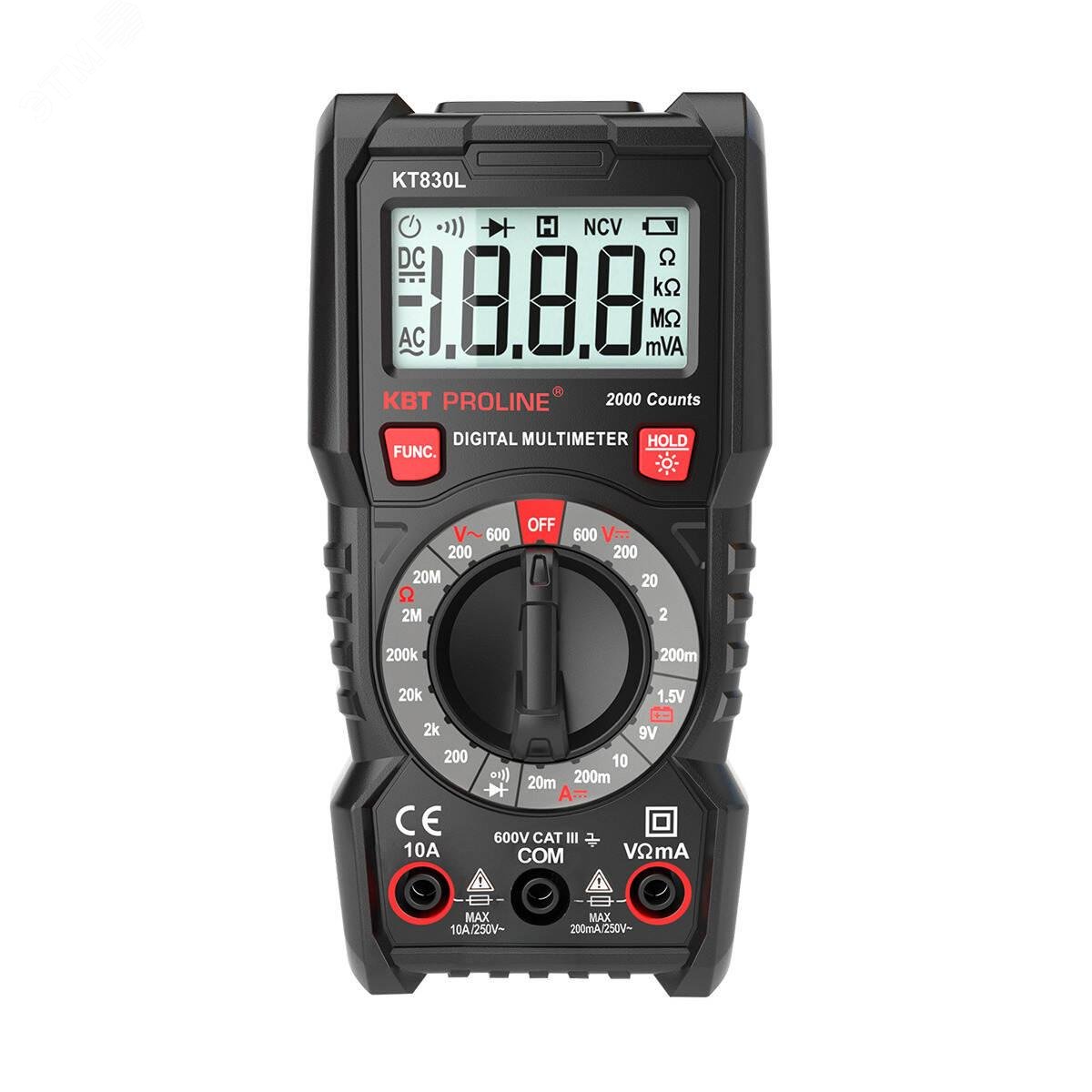 Мультиметр цифровой KT 830L PROLINE