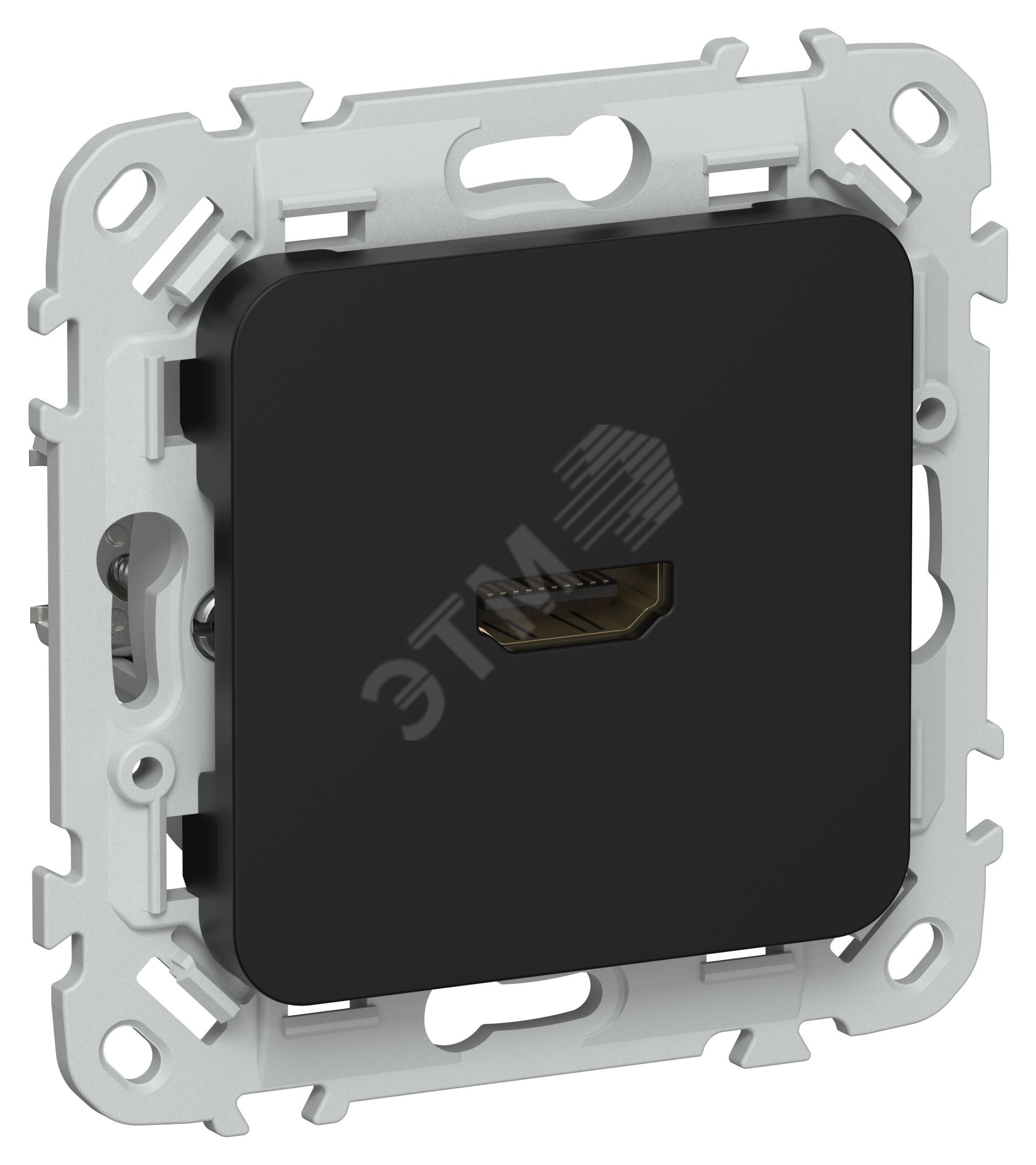 FLITE Розетка HDMI РШДМА-ФлЧ черный IEK