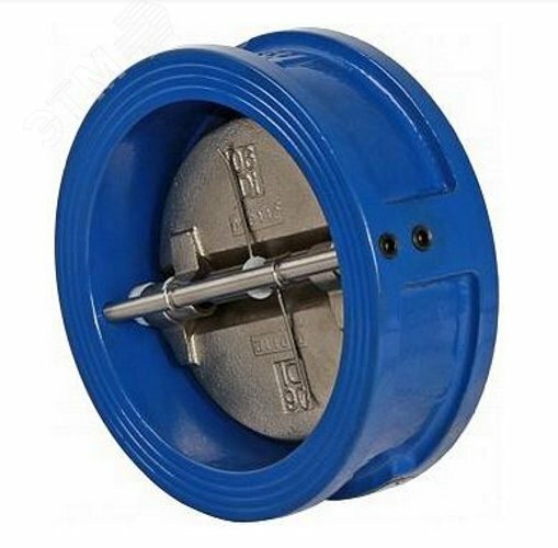 затвор обратный зод pn16 dn125, м/ф, двустворч. чуг ggg40 c epdm покр, нерж