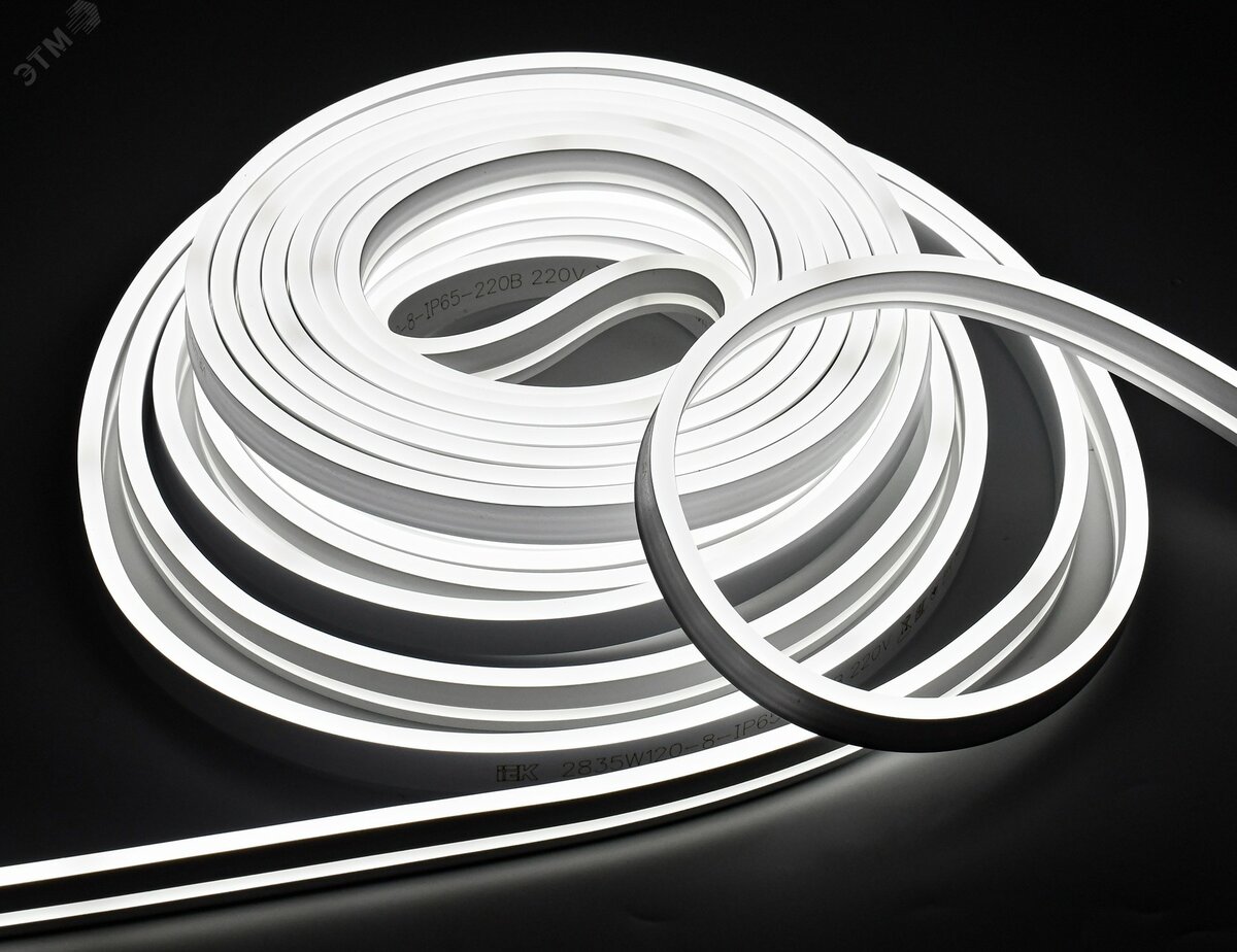 Комплект светодиодной подсветки Неон (лента LED 10м LSR5-2835W120-8-IP65-220В + драйвер)